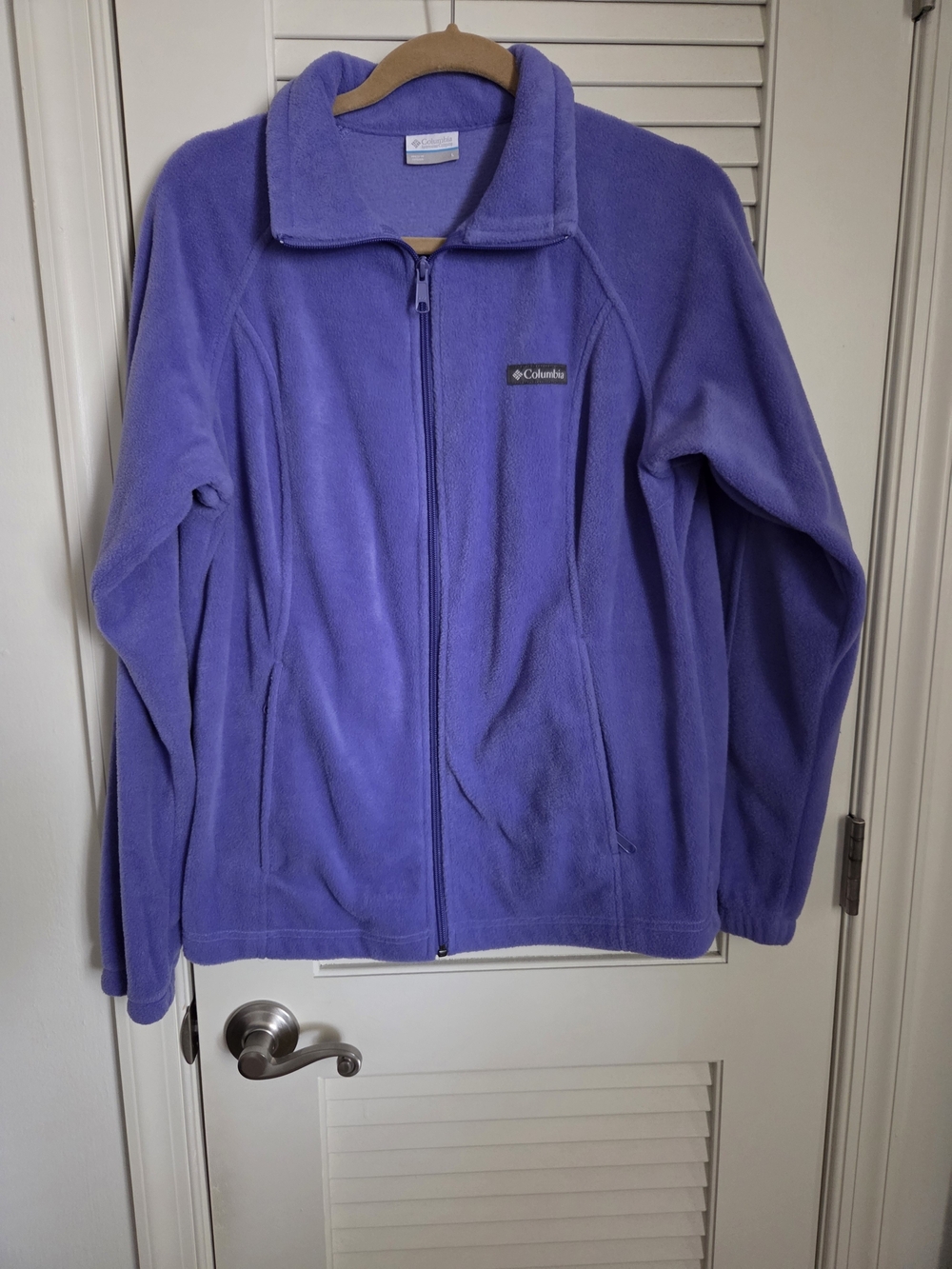 Columbia Blue/purple Full-Zip Women's Fleece Jacket